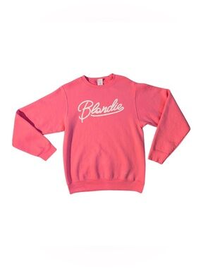 Port and Company Pink "Blondie" Crewneck Sweatshirt
